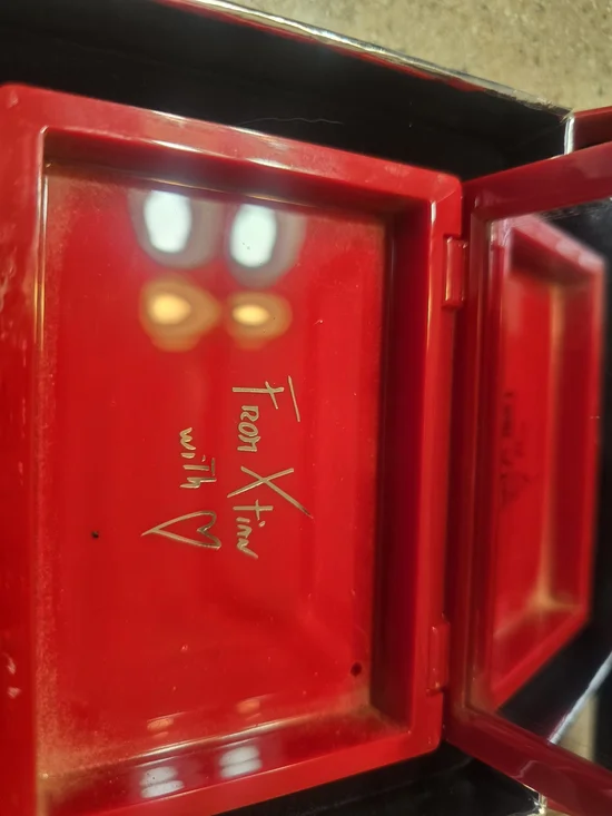 Christian Louboutin Red Studded Compact Case - Picture 4 of 4